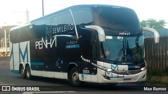 Empresa de Ônibus Nossa Senhora da Penha 59004 na cidade de Porto Alegre, Rio Grande do Sul, Brasil, por Max Ramos. ID da foto: 7630712.