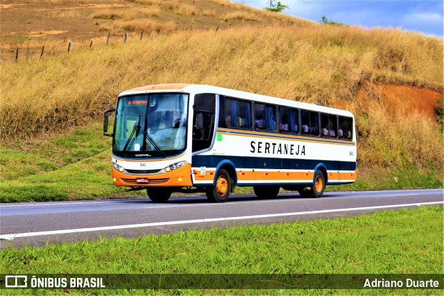 Viação Sertaneja 540 na cidade de Areal, Rio de Janeiro, Brasil, por Adriano Duarte. ID da foto: 7632955.