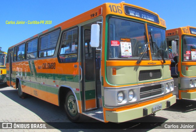 Viação Colombo 106 na cidade de Curitiba, Paraná, Brasil, por Carlos Júnior. Número da foto: #7632329.