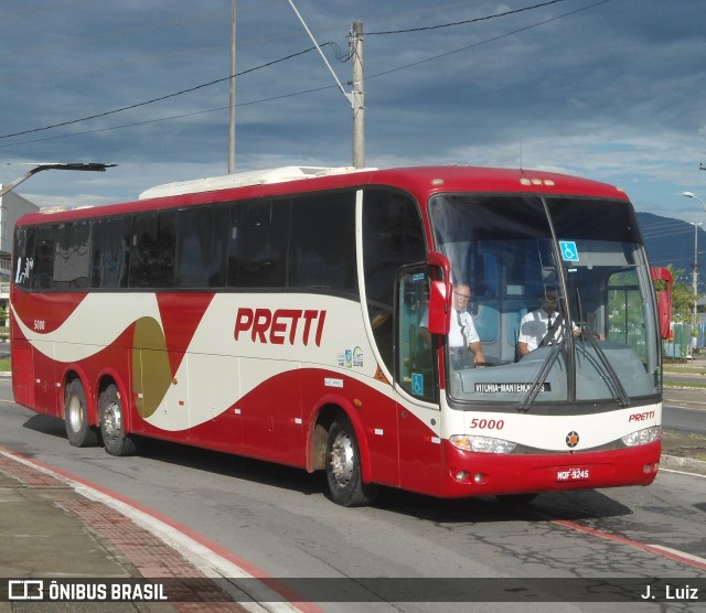 Viação Pretti 5000 na cidade de Vitória, Espírito Santo, Brasil, por J.  Luiz. Número da foto: #7631538.