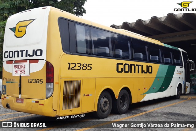 Empresa Gontijo de Transportes 12385 na cidade de Belo Horizonte, Minas Gerais, Brasil, por Wagner Gontijo Várzea da Palma-mg. Número da foto: #7630703.