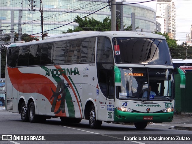 Empresa de Transportes Andorinha 5071 na cidade de São Paulo, São Paulo, Brasil, por Fabricio do Nascimento Zulato. ID da foto: 7631342.