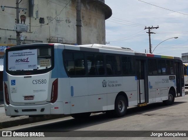 Viação Novacap C51580 na cidade de Rio de Janeiro, Rio de Janeiro, Brasil, por Jorge Gonçalves. Número da foto: #7632665.