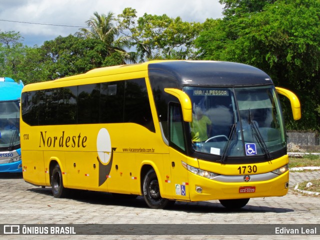 Viação Nordeste 1730 na cidade de João Pessoa, Paraíba, Brasil, por Edivan Leal. Número da foto: #7630473.