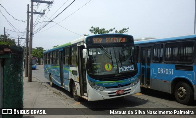 Viação Ponte Coberta RJ 190.072 na cidade de Rio de Janeiro, Rio de Janeiro, Brasil, por Mateus da Silva Nascimento Palmeira. ID da foto: 7631901.