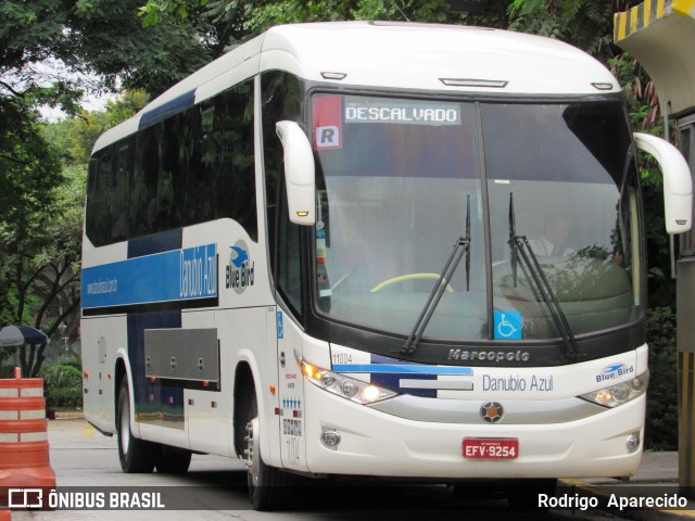 VIDA - Viação Danúbio Azul 11004 na cidade de São Paulo, São Paulo, Brasil, por Rodrigo  Aparecido. ID da foto: 7635303.