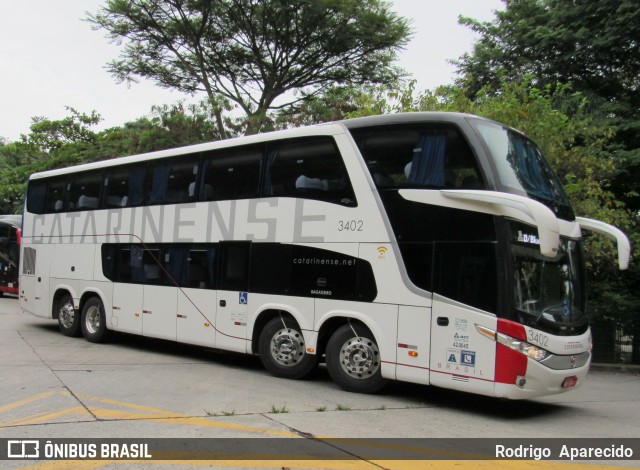 Auto Viação Catarinense 3402 na cidade de São Paulo, São Paulo, Brasil, por Rodrigo  Aparecido. Número da foto: #7635209.