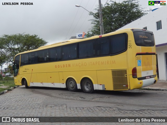 Viação Itapemirim 5811 na cidade de Caruaru, Pernambuco, Brasil, por Lenilson da Silva Pessoa. ID da foto: 7635504.