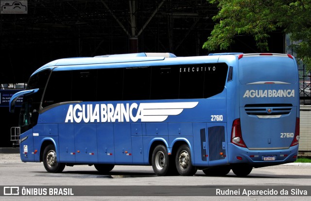 Viação Águia Branca 27610 na cidade de Vitória, Espírito Santo, Brasil, por Rudnei Aparecido da Silva. ID da foto: 7635155.