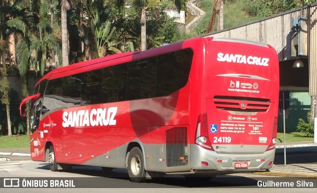 Viação Santa Cruz 24119 na cidade de Santos, São Paulo, Brasil, por Guilherme Silva. Número da foto: #7635074.