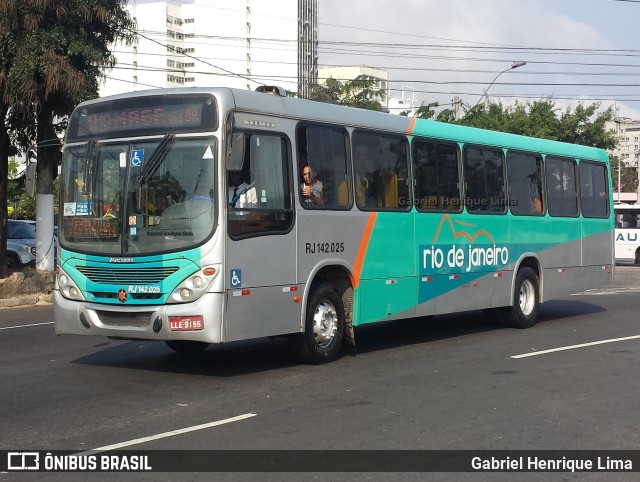 Expresso Rio de Janeiro RJ 142.025 na cidade de Niterói, Rio de Janeiro, Brasil, por Gabriel Henrique Lima. Número da foto: #7634338.