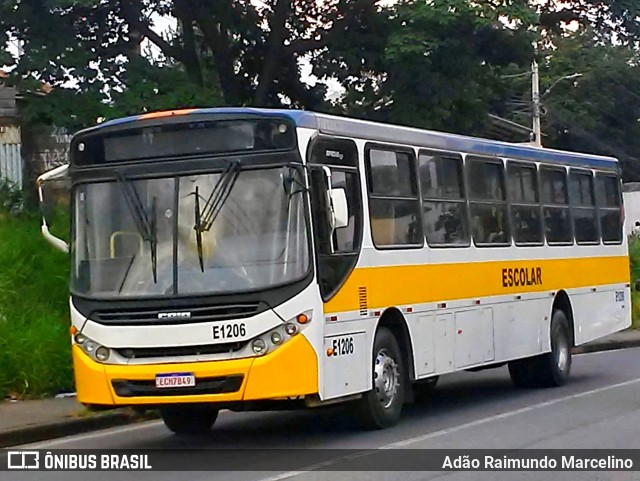 Escolares E1206 na cidade de Belo Horizonte, Minas Gerais, Brasil, por Adão Raimundo Marcelino. ID da foto: 7634321.