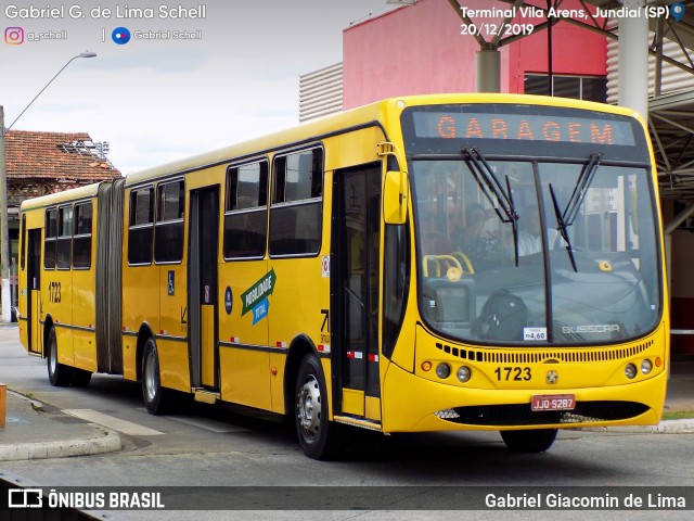 Viação Leme 1723 na cidade de Jundiaí, São Paulo, Brasil, por Gabriel Giacomin de Lima. ID da foto: 7635507.