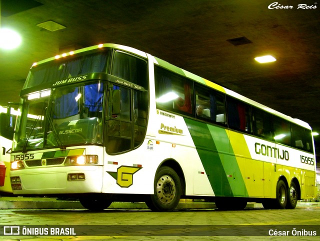 Empresa Gontijo de Transportes 15955 na cidade de Belo Horizonte, Minas Gerais, Brasil, por César Ônibus. Número da foto: #7635722.
