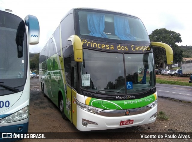 Expresso Princesa dos Campos 6431 na cidade de Capitólio, Minas Gerais, Brasil, por Vicente de Paulo Alves. ID da foto: 7635510.