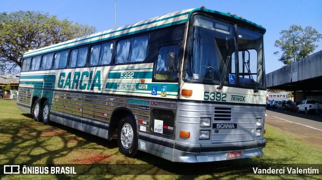 Viação Garcia 5392 na cidade de São Paulo, São Paulo, Brasil, por Vanderci Valentim. Número da foto: #7634094.