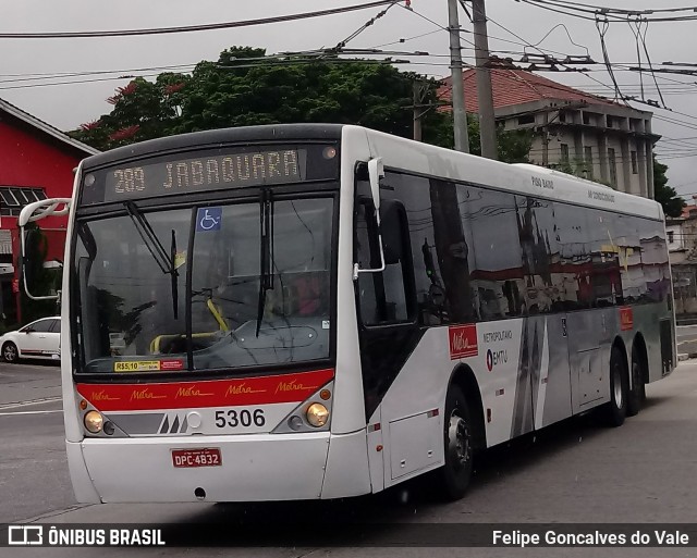 Metra - Sistema Metropolitano de Transporte 5306 na cidade de São Paulo, São Paulo, Brasil, por Felipe Goncalves do Vale. Número da foto: #7635305.