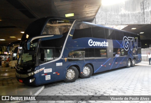 Viação Cometa 17317 na cidade de Belo Horizonte, Minas Gerais, Brasil, por Vicente de Paulo Alves. Número da foto: #7635705.