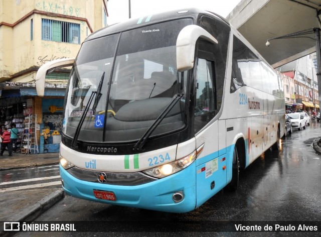 UTIL - União Transporte Interestadual de Luxo 2234 na cidade de Belo Horizonte, Minas Gerais, Brasil, por Vicente de Paulo Alves. Número da foto: #7635699.