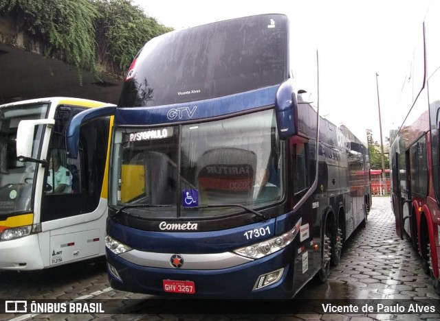 Viação Cometa 17301 na cidade de Belo Horizonte, Minas Gerais, Brasil, por Vicente de Paulo Alves. Número da foto: #7635520.