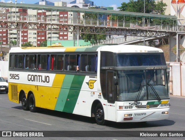 Empresa Gontijo de Transportes 5825 na cidade de Belo Horizonte, Minas Gerais, Brasil, por Kleisson  dos Santos. ID da foto: 7635494.