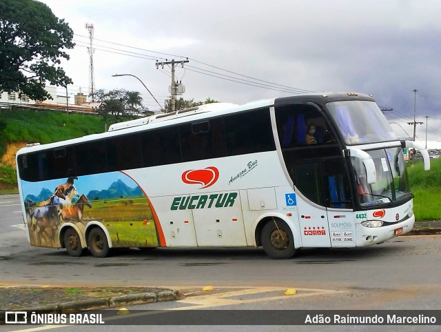 Eucatur - Empresa União Cascavel de Transportes e Turismo 4432 na cidade de Belo Horizonte, Minas Gerais, Brasil, por Adão Raimundo Marcelino. ID da foto: 7636994.