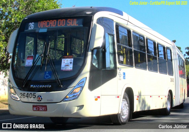 Viação do Sul 26405 na cidade de Curitiba, Paraná, Brasil, por Carlos Júnior. ID da foto: 7636720.