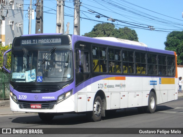 Mobibrasil São Lourenço >>> Mobi-PE 2.729 na cidade de Recife, Pernambuco, Brasil, por Gustavo Felipe Melo. ID da foto: 7637378.