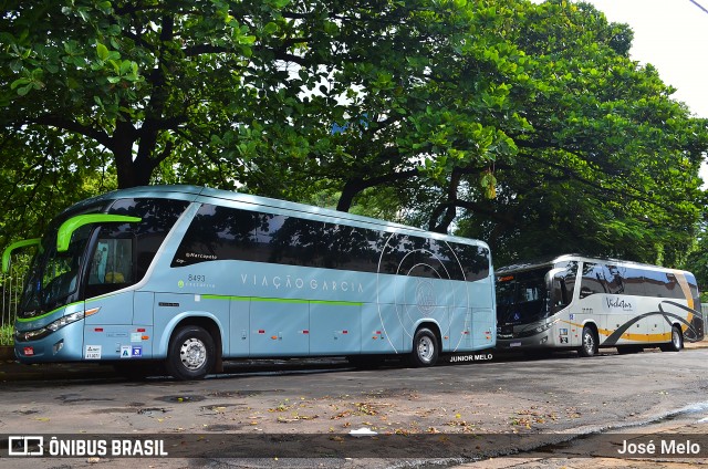 Viação Garcia 8493 na cidade de Araçatuba, São Paulo, Brasil, por José Melo. ID da foto: 7636996.