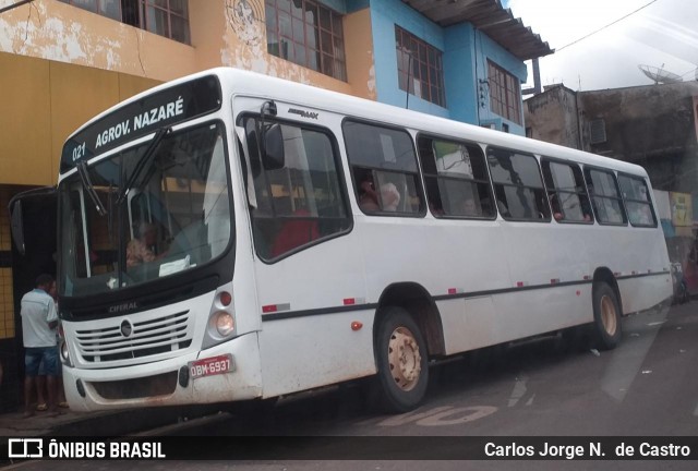 Ônibus Particulares DBM6937 na cidade de Castanhal, Pará, Brasil, por Carlos Jorge N.  de Castro. ID da foto: 7636730.