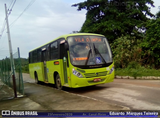 Viação Paraíso Verde 05 na cidade de Guapimirim, Rio de Janeiro, Brasil, por Eduardo  Marques Teixeira. ID da foto: 7637843.