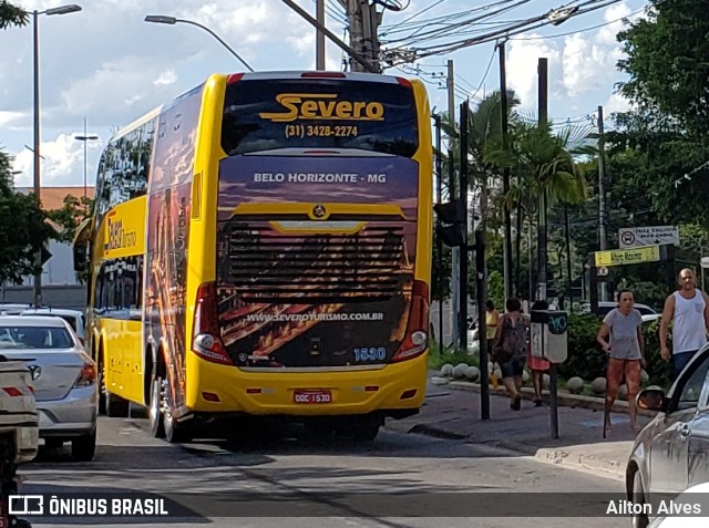 Severo Turismo 1530 na cidade de Belo Horizonte, Minas Gerais, Brasil, por Ailton Alves. ID da foto: 7637197.