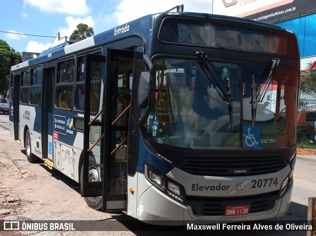 Viação Torres 20774 na cidade de Contagem, Minas Gerais, Brasil, por Maxswell Ferreira Alves de Oliveira. Número da foto: #7636245.