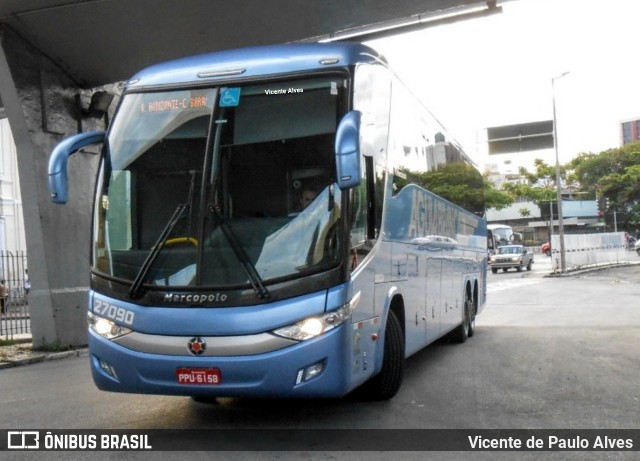Viação Águia Branca 27090 na cidade de Belo Horizonte, Minas Gerais, Brasil, por Vicente de Paulo Alves. Número da foto: #7637149.