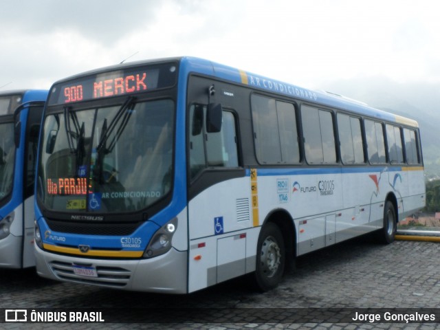 Transportes Futuro C30105 na cidade de Rio de Janeiro, Rio de Janeiro, Brasil, por Jorge Gonçalves. Número da foto: #7638199.