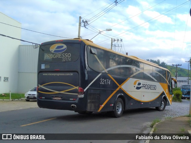 Viação Progresso 32174 na cidade de Juiz de Fora, Minas Gerais, Brasil, por Fabiano da Silva Oliveira. ID da foto: 7640731.