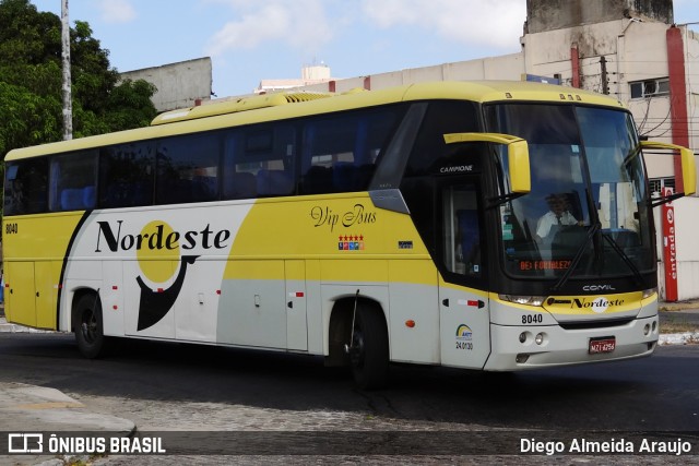 Viação Nordeste 8040 na cidade de Fortaleza, Ceará, Brasil, por Diego Almeida Araujo. Número da foto: #7641239.