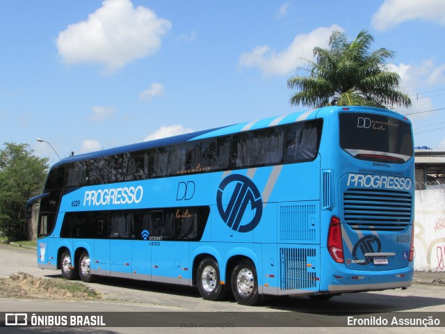 Auto Viação Progresso 6029 na cidade de Recife, Pernambuco, Brasil, por Eronildo Assunção. Número da foto: #7641106.