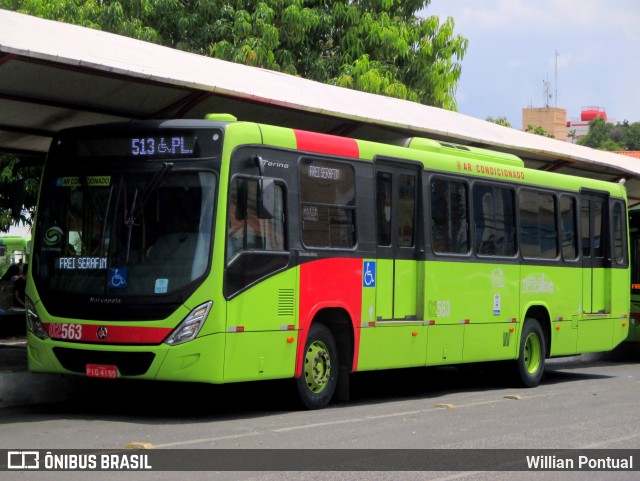 Transportes São Cristóvão 02563 na cidade de Teresina, Piauí, Brasil, por Willian Pontual. Número da foto: #7640012.