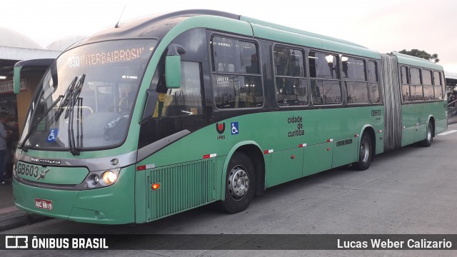 Viação Cidade Sorriso GB603 na cidade de Curitiba, Paraná, Brasil, por Lucas Weber Calizario. ID da foto: 7639778.