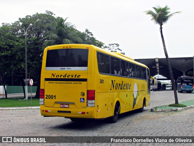 Viação Nordeste 2001 na cidade de Fortaleza, Ceará, Brasil, por Francisco Dornelles Viana de Oliveira. ID da foto: 7639976.