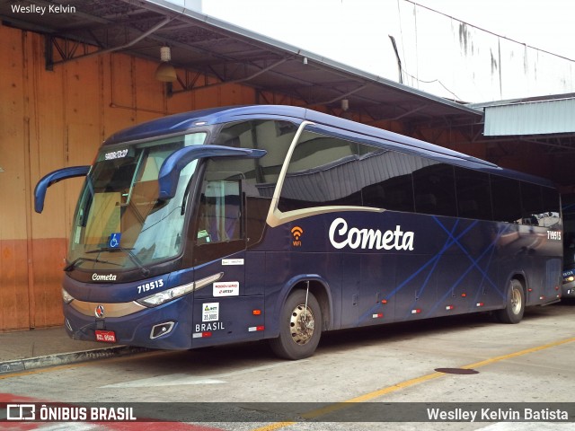 Viação Cometa 719513 na cidade de Sorocaba, São Paulo, Brasil, por Weslley Kelvin Batista. Número da foto: #7640415.