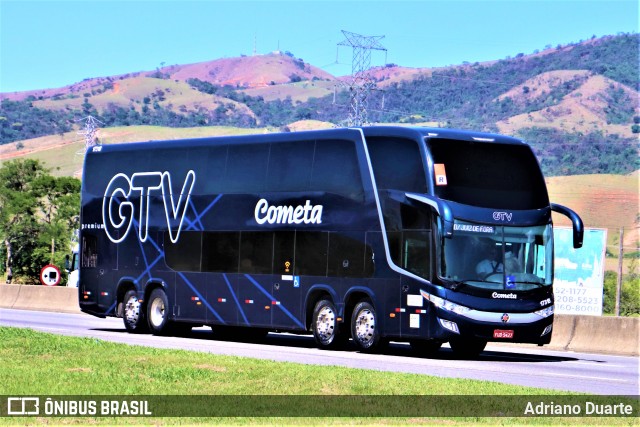 Viação Cometa 17318 na cidade de Roseira, São Paulo, Brasil, por Adriano Duarte. ID da foto: 7640559.