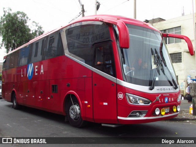Transportes Linea 508 na cidade de Lima, Lima, Lima Metropolitana, Peru, por Diego Alarcon. Número da foto: #7639384.