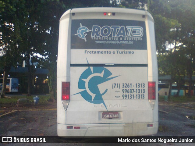 Rota 13 Transportes e Serviços 1324 na cidade de Salvador, Bahia, Brasil, por Mario dos Santos Nogueira Junior. ID da foto: 7641496.