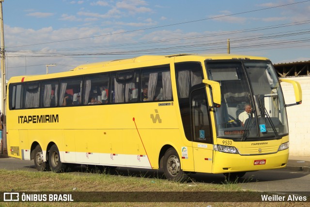 Viação Itapemirim 9533 na cidade de Vitória da Conquista, Bahia, Brasil, por Weiller Alves. Número da foto: #7642495.