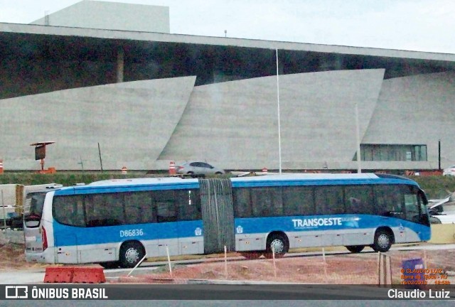 Auto Viação Jabour D86836 na cidade de Rio de Janeiro, Rio de Janeiro, Brasil, por Claudio Luiz. Número da foto: #7643485.