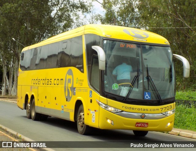 RodeRotas - Rotas de Viação do Triângulo 7703 na cidade de Cuiabá, Mato Grosso, Brasil, por Paulo Sergio Alves Venancio. ID da foto: 7643156.