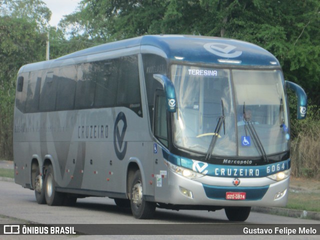 Viação Cruzeiro 6064 na cidade de Recife, Pernambuco, Brasil, por Gustavo Felipe Melo. Número da foto: #7641455.