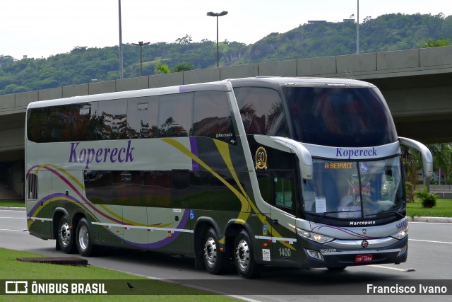 Kopereck Turismo 1400 na cidade de Florianópolis, Santa Catarina, Brasil, por Francisco Ivano. ID da foto: 7642820.